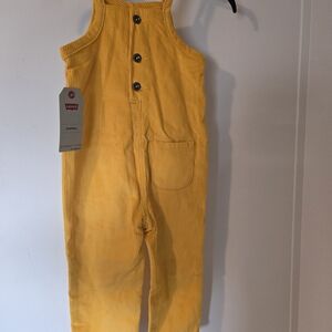 Levi's Sunny Yellow Kids Overalls
